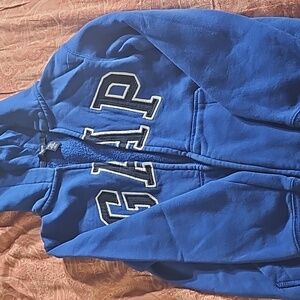 GAP, blue sweater, M